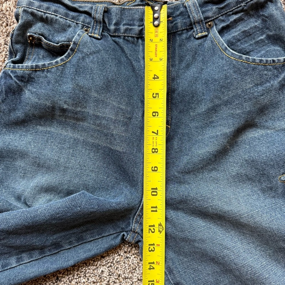 Avirex Jeans Mens Size 29 x 30  Baggy Embroidered Y2K 90s Skate Hip Hop RARE - Picture 6 of 11